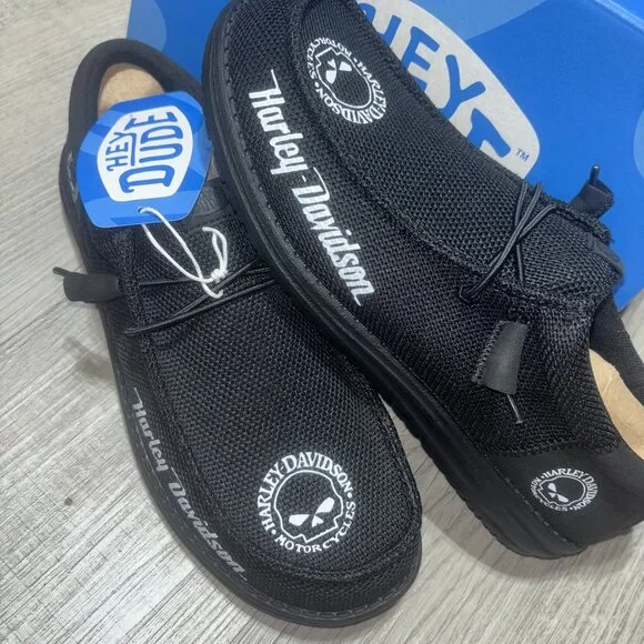 Hey Dude | Shoes | Custom Harley Willy G Hey Dudes | Poshmark display picture 2